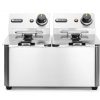 Fritös 2 x 4l ”Kitchen Line”, 230V / 6000W, 470 x 380 x (h) 330mm.
