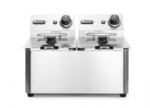 Fritös 2 x 4l ”Kitchen Line”, 230V / 6000W, 470 x 380 x (h) 330mm.