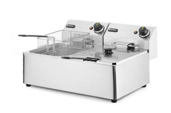 Fritös 2 x 6l "Kitchen Line", 230V / 6600W, 550 x 430 x (h) 290mm - Bild 3