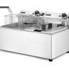 Fritös med tapp 2 x 8l ”Profi Line”, 230V / 7000W, 605 x 460 x (h) 350mm - Bild 2