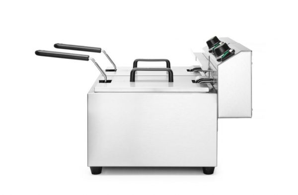 Fritös med tapp 2 x 8l ”Profi Line”, 230V / 7000W, 605 x 460 x (h) 350mm - Bild 5
