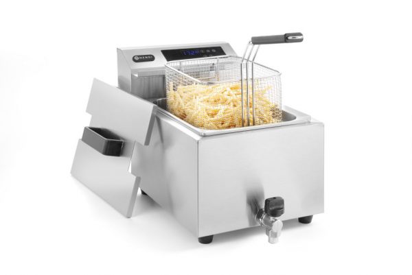 Fritös med digital display och tapp 8l ”Profi Line”, 230V / 3500W, 300 x 515 x (h) 345mm - Bild 2
