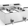 Fritös med digital display och tapp 2 x 8l ”Profi Line”, 230V / 7000W, 605 x 515 x (h) 345mm - Bild 2