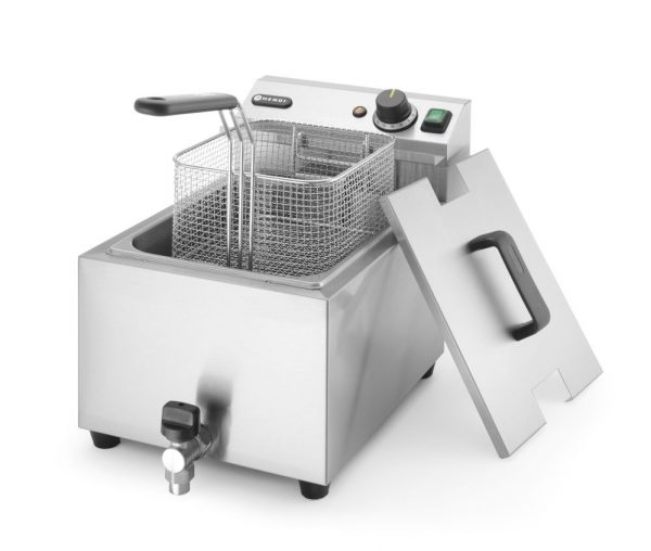 Fritös med tapp 8l "Profi Line", 230V / 3500W, 305 x 515 x (h) 350mm - Bild 4
