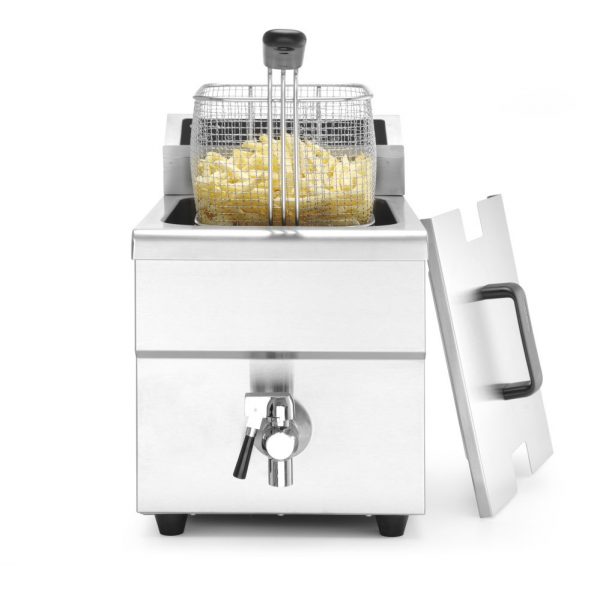 Fritös med induktion och dräneringskran 8l, 230V / 3500W, 290 x 485 x (h) 405mm - Bild 5