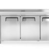 Arbetsbänk/kyl med tre dörr "Kitchen Line", 390l, 230V / 270W, 1800 x 600 x (h) 850mm.
