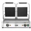 Klämgrill dubbel, räfflad topp och botten, 230V / 3600W, 570 x 370 x (h) 210mm.
