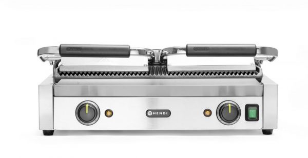 Klämgrill dubbel, räfflad topp och botten, 230V / 3600W, 570 x 370 x (h) 210mm - Bild 3