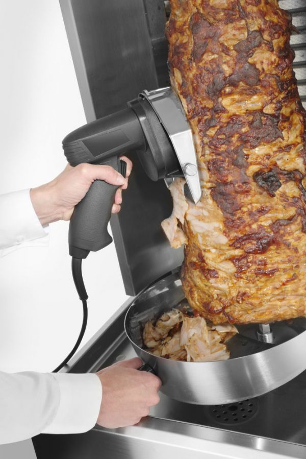 Elektrisk kebabkniv "Kitchen Line", 230V / 80W, 194 x 113 x (h) 173mm - Bild 4