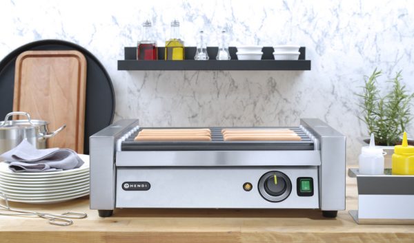 Rullgrill / korvgrill med en zon och 7 rullar, 230V / 740W, 520 x 325 x (h) 175mm - Bild 5