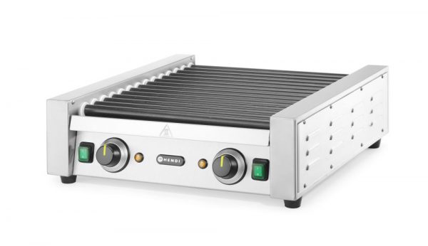 Rullgrill / korvgrill med två zoner och 14 rullar, 230V/1480W, 520x591x (h) 175mm - Bild 2