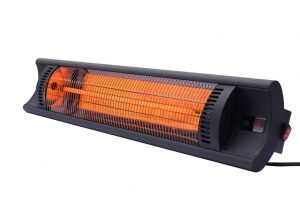 Bola Patio infraröd strålningsvärmare 2500W svart väggmonterad