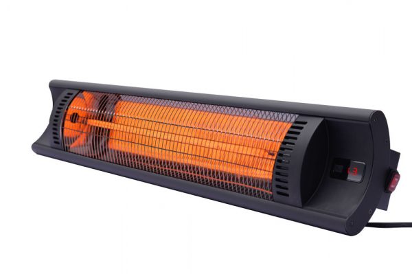 Bola Patio infraröd strålningsvärmare 2500W svart väggmonterad