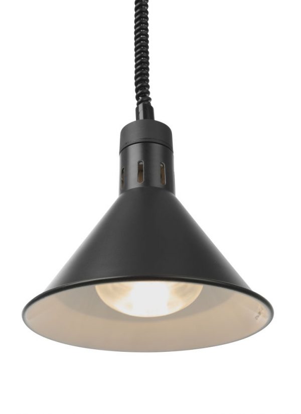 Konformad höj- & sänkbar värmelampa, svart, 230V / 250W, Ø275 x (h) 250mm - Bild 2