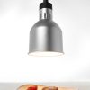 Cylinderformad höj- & sänkbar värmelampa, silver, 230V / 250W, Ø175 x (h) 250mm - Bild 2