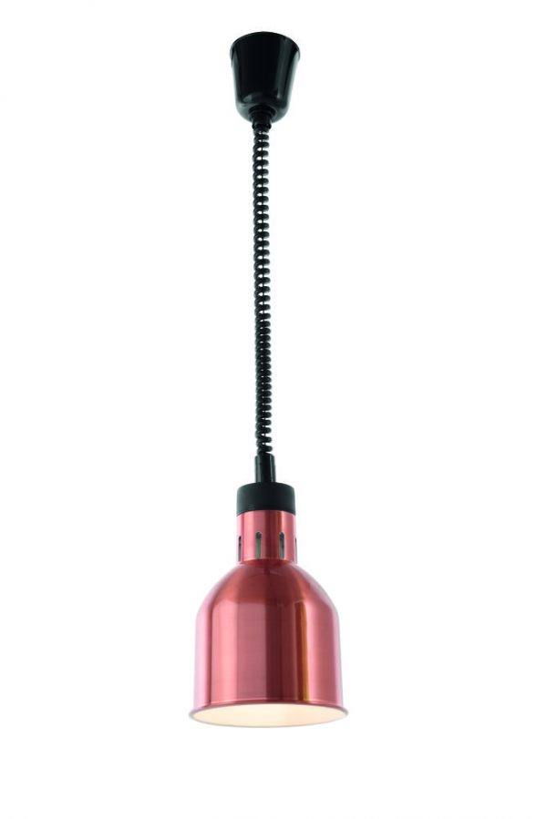 Cylinderformad höj- & sänkbar värmelampa, koppar, 230V / 250W, Ø175 x (h) 250mm - Bild 4