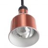 Cylinderformad höj- & sänkbar värmelampa, koppar, 230V / 250W, Ø175 x (h) 250mm - Bild 3