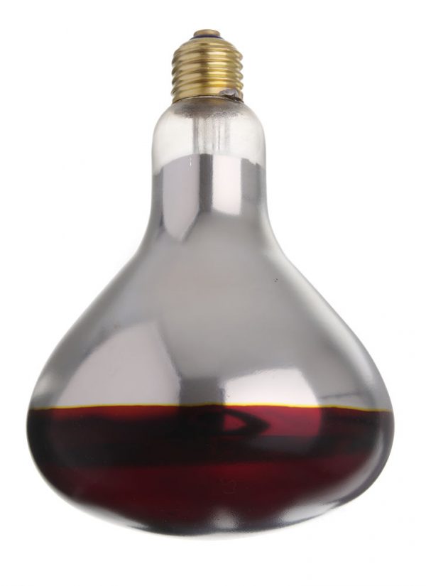 Infraröd värmelampa, röd, 230V / 250W, Ø125 x (h) 170mm - Bild 2