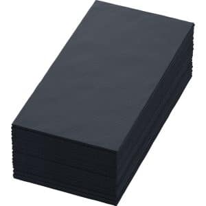 Bio Dunisoft® servett, 40 x 40 cm, Svart, 360 St/kart (6 x 60 St)