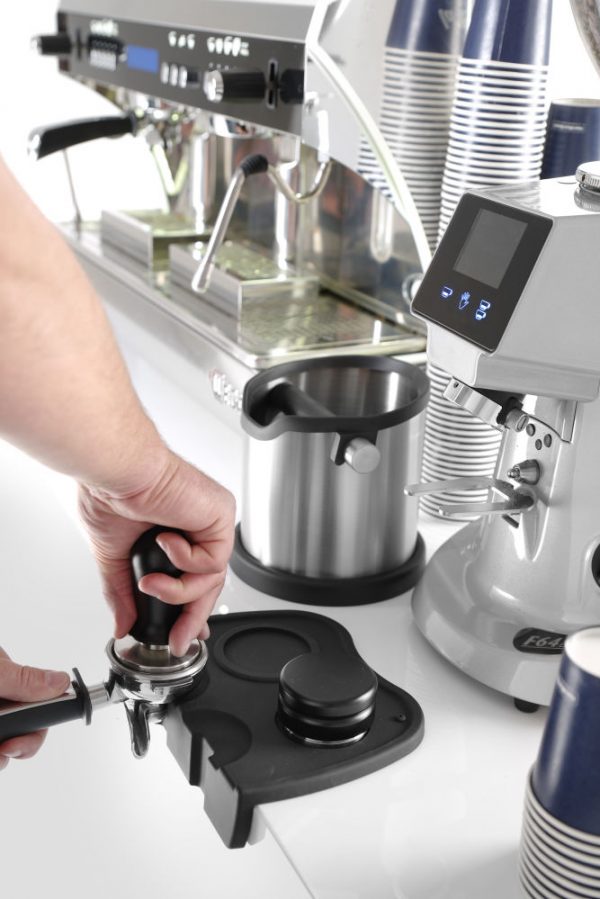 Espresso tamper med fjäder, Ø58x (h) 100mm - Bild 2