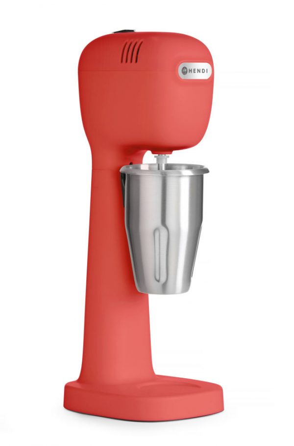 Milkshakemixer designad av Bronwasser, röd, 230V / 400W, 170 x 196 x (h) 490mm - Bild 3