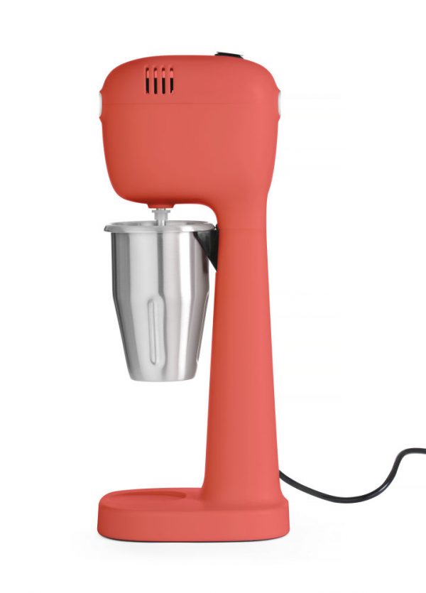 Milkshakemixer designad av Bronwasser, röd, 230V / 400W, 170 x 196 x (h) 490mm - Bild 2
