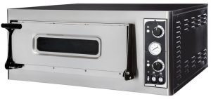 Pizzaugn "Basic 4" med 1 kammare, 400V / 4700W, 975 x 814 x (h) 413mm.