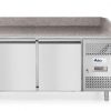 Kylbänk med två dörrar, kyl & frys samt 7 lådor, 250l, 230V / 250W, 2010 x 800 x (h) 1000mm - Bild 2