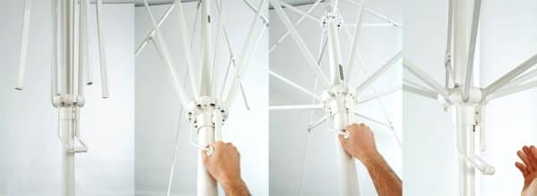 Parasoll "Telescopic II", 3 x 3 meter - Bild 2