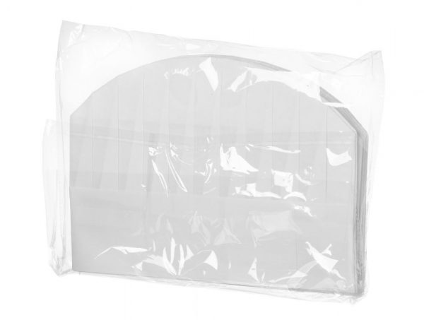 Kockmössa, vit, Ø600 x (h) 230mm, 10-pack - Bild 2