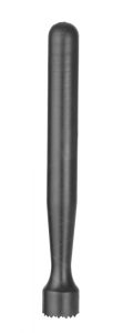Muddler med rutnät, svart, Ø 34 x 207 mm.