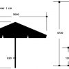 Parasoll ”Strong II”, 5 x 5 meter - Bild 2