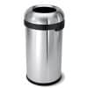 Öppen soptunna "Bullet", 60l, 1-fack.