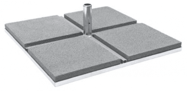 Parasollfot för 5 x 5 meter