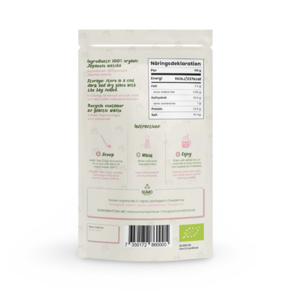 Matcha te, Ekologisk Barista Matcha 50g - Bild 2