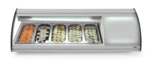 Sushikyl, 5 x GN 1/3, 1307 x 450 x (h) 330mm