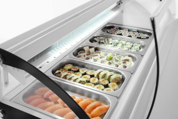 Sushikyl, 5 x GN 1/3, 1307 x 450 x (h) 330mm - Bild 9