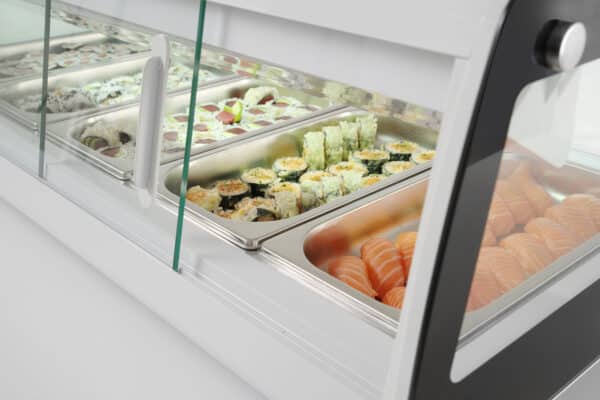 Sushikyl, 5 x GN 1/3, 1307 x 450 x (h) 330mm - Bild 8