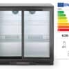 Dryckeskyl med dubbla skjutdörrar, 197 L, Arktic, 220V/160W, 900 x 500 x (h) 900mm - Bild 3