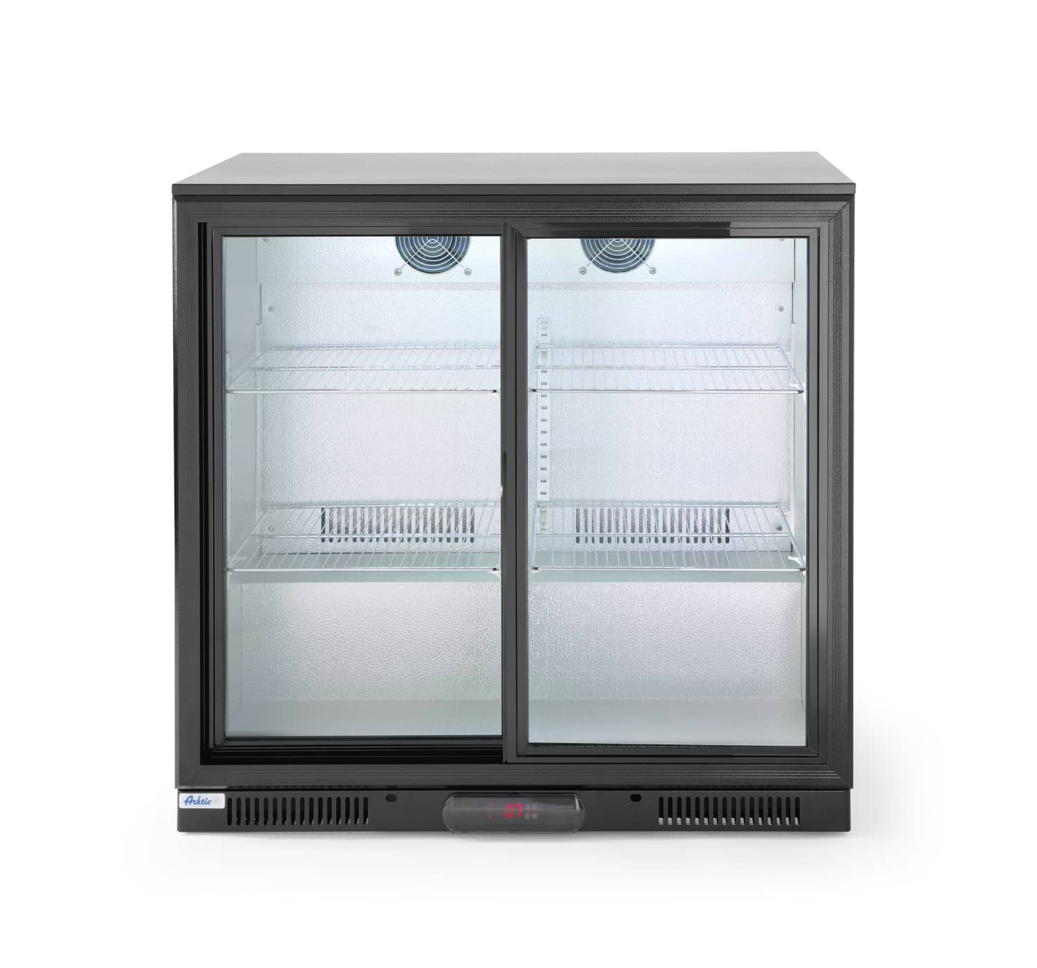 Dryckeskyl med dubbla skjutdörrar, 197 L, Arktic, 220V/160W, 900 x 500 x (h) 900mm