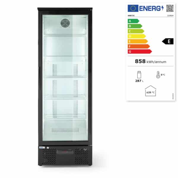 Dryckeskyl med enkel dörr, 287 L, Arktic, 220V/240W, 600 x 515 x (h) 1820mm - Bild 3