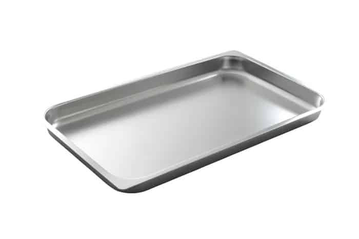Stekbleck, rostfritt stål - GN 1/1, 530x325x(h)40mm