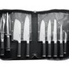 Knivset med väska, rostfritt stål, 9-delar, 445 x 260 x (h) 65 mm - Bild 2
