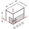 NTF ”CM 350”, iskubmaskin, vattenkyld, 155kg/dygn - Bild 2