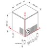 NTF "SL 70", iskubmaskin, vattenkyld R290, 35kg/dygn - Bild 2