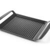 Räfflad grillpanna för induktionshällar, aluminium, 390 x 260 x (h) 35 mm