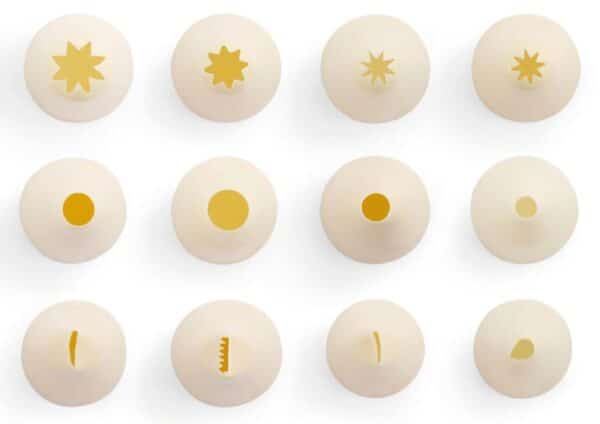 Tyllsats, polypropylene, Ø6-8-10-12 mm, 12 delar - Bild 2