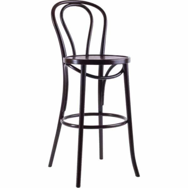 FAMEG, Barstol no. 18 "Michael" i wenge med träsits