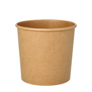 Soppskålar, papper rund 760 ml Ø 11.5 cm, 11 cm brun, 500-pack