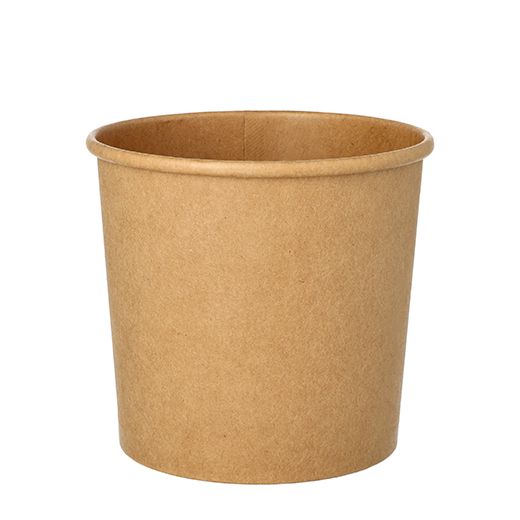 Soppskålar, papper rund 760 ml Ø 11.5 cm, 11 cm brun, 500-pack